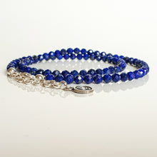 Load image into Gallery viewer, Lazurite Silver 925 Necklace "Wisdom" - Petit Secret