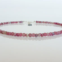 Load image into Gallery viewer, Purple Tourmaline Silver Necklace for Women's - Elegant Jewelry 2023