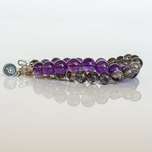 Load image into Gallery viewer, Amethyst A+ Silver Bracelet "Magic of The Universe"