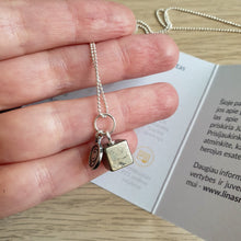 Load image into Gallery viewer, Pyrite Pendant with Chain for Women Silver 925 "Positive vibe"