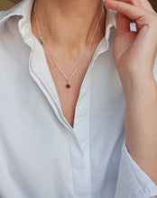 Load image into Gallery viewer, Elegant Red Garnet Silver 925 Necklace Pendant "Vitality"