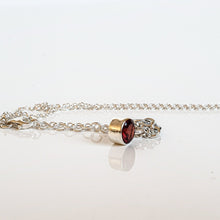 Load image into Gallery viewer, Elegant Red Garnet Silver 925 Necklace Pendant "Vitality"