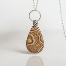 Load image into Gallery viewer, Petrified Wood AAA+ Long Necklace "Balance"