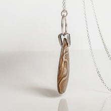 Load image into Gallery viewer, Petrified Wood AAA+ Long Necklace "Balance"