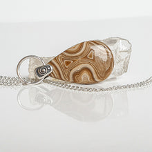 Load image into Gallery viewer, Petrified Wood AAA+ Long Necklace "Balance"