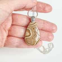 Load image into Gallery viewer, Petrified Wood AAA+ Long Necklace "Balance"