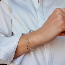 Load image into Gallery viewer, Topaz Silver Bracelet for Women "Wind of Change"