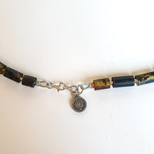 Load image into Gallery viewer, Black Amber Silver 925 Necklace for Men "Sun Stories"