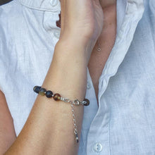 Load image into Gallery viewer, Amber Adjustable Silver 925 Bracelet for Women 8 mm "Sun Stories"