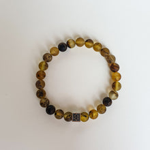 Load image into Gallery viewer, Amber Silver 925 Bracelet 8 mm - Vytis - "Sun Stories"