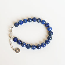 Load image into Gallery viewer, Lazurite Silver 925 Bracelet for Women "Wisdom"