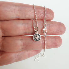 Load image into Gallery viewer, Medallion with chain "Happiness", silver 925