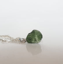 Load image into Gallery viewer, Moldavite Silver 925 Pendant with Chain "Stone of Greatness"