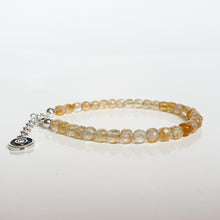 Load image into Gallery viewer, Set of Citrine Bracelet and Necklace for Women with Silver 925 "Stone of Abundance" - Petit Secret