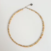 Load image into Gallery viewer, Set of Citrine Bracelet and Necklace for Women with Silver 925 "Stone of Abundance" - Petit Secret