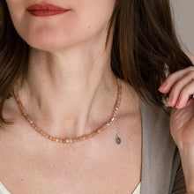 Load image into Gallery viewer, Sun Stone Silver 925 Necklace for Women "Joy and Success"