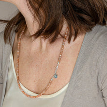 Load image into Gallery viewer, Set of Sun Stone Silver 925 Necklace and Bracelet "Joy and Success"