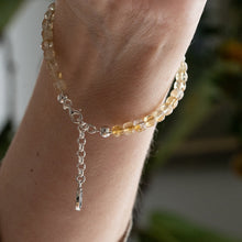 Load image into Gallery viewer, Set of Citrine Bracelet and Necklace for Women with Silver 925 "Stone of Abundance" - Petit Secret