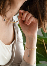 Load image into Gallery viewer, Set of Citrine Bracelet and Necklace for Women with Silver 925 "Stone of Abundance" - Petit Secret