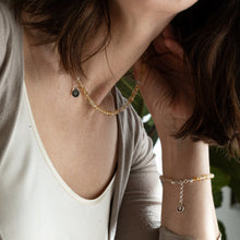 Load image into Gallery viewer, Set of Citrine Bracelet and Necklace for Women with Silver 925 "Stone of Abundance" - Petit Secret