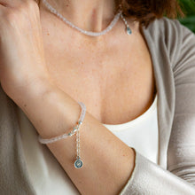 Load image into Gallery viewer, Pink Quartz Delicate Silver 925 Bracelet "Tenderness" - Petit Secret