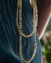 Load image into Gallery viewer, Set of Citrine Bracelet and Necklace for Women with Silver 925 "Stone of Abundance" - Petit Secret