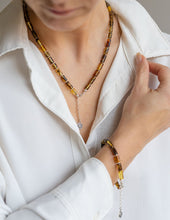 Load image into Gallery viewer, Baltic Amber Silver 925 Necklace for Women Honey Colour "Sun Stories"