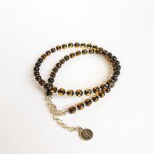 Load image into Gallery viewer, Natural Faceted Two-Tone Baltic Amber and Sterling Silver 925 Bracelet and Necklace Set