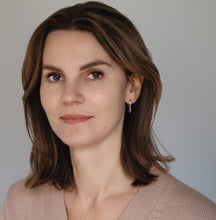 Load image into Gallery viewer, Elegant Silver 925 Earrings with Purple Tourmaline "Harmony"