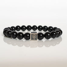 Load image into Gallery viewer, Black Tourmaline Silver 925 Bracelet for Men "Harmony"