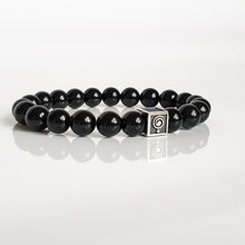 Load image into Gallery viewer, Black Tourmaline Silver 925 Bracelet for Women "Harmony"