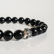 Load image into Gallery viewer, Black Tourmaline Silver 925 Bracelet for Women "Harmony"