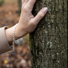 Load image into Gallery viewer, Moonstone Silver Bracelet for Women "Intuition" - Petit Secret