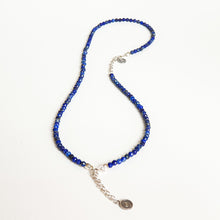 Load image into Gallery viewer, Set of Lazurite Silver 925 Necklace and Bracelet "Wisdom" - Petit Secret
