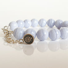 Load image into Gallery viewer, Chalcedony Silver Bracelet for Women "The Calm"