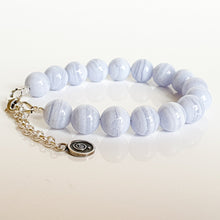 Load image into Gallery viewer, Chalcedony Silver Bracelet for Women "The Calm"