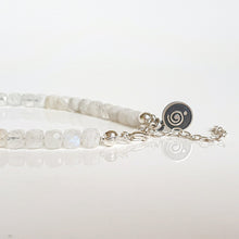 Load image into Gallery viewer, Moonstone A+ Delicate Silver 925 Bracelet for Women "Intuition"