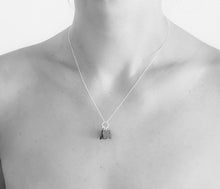 Load image into Gallery viewer, Pyrite Pendant with Chain for Women Silver 925 "Positive vibe"