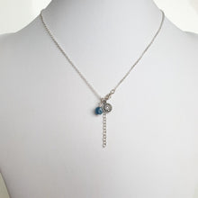 Load image into Gallery viewer, Delicate Kyanite A+ from Brasil Silver Pendant "Elevation"