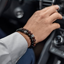 Load image into Gallery viewer, Obsidian Bracelet for Men - Vytis | Lina Snara